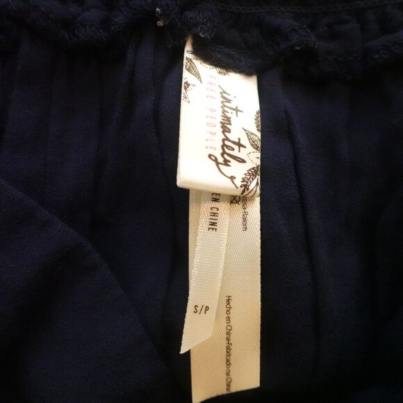 Free People Intimately Soft Navy Blue Lounge Shorts Small - Picture 4 of 5